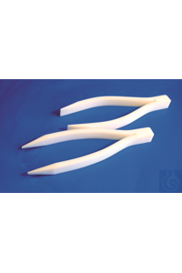 Pinces en PTFE, fine rectangulaire, 100 mm Pinces en PTFE, fine rectangulaire, 100 mm Les...